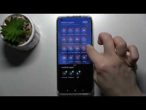 How to Adjust Notification Panel Shortcuts in XIAOMI Mi 11 Ultra - Set Up Notification Panel