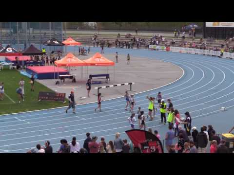2017 STATE TRACK & FIELD CHAMPIONSHIPS: GIRLS U10 70M FINAL // LAVicTV