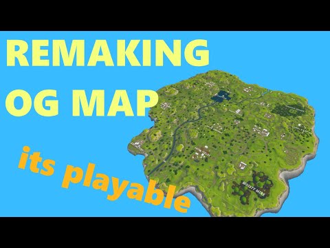 Remaking playable OG Fortnite Chapter 1 Season 1 Map