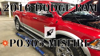 2016 Dodge Ram 1500 5.7 P0305 misfire Bad intake valve seat