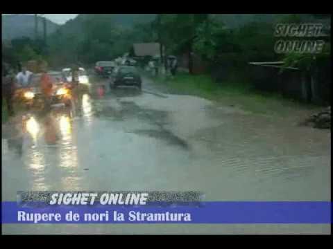 Rupere de nori in aceasta seara la Stramtura