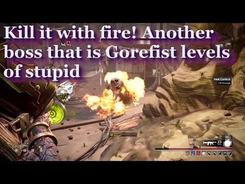 Remnant Subject 2923 - Fire damage build - Spitfire test - Scourge boss on Apocalypse - Fun build