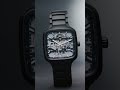 Sheer Dark Simplicity The Rado True Square Skeleton Matt Finisht