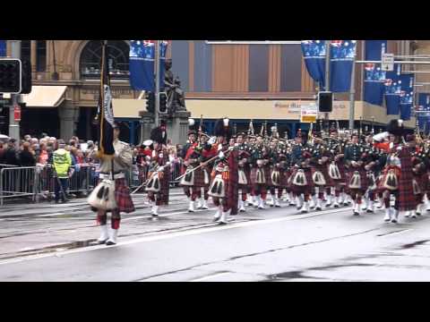 2011 ANZAC DAY Sydney Scottish Bagpipes Parade 澳紐軍團日*蘇格蘭*風笛閱兵遊行
