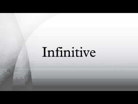 Infinitive