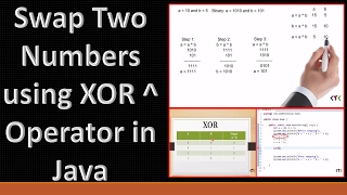 Download the video "How to Swap Two Numbers using XOR Operator in Java."