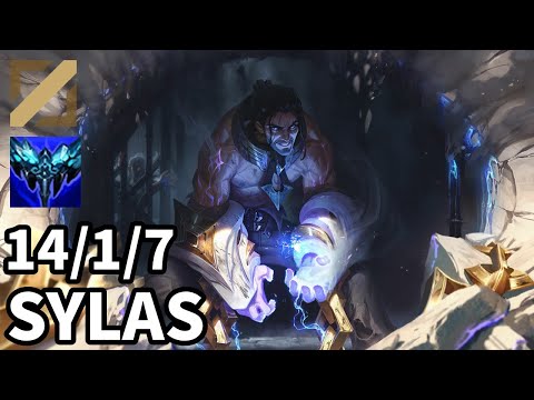 Sylas Mid vs Katarina - Ranked Grandmaster - Patch KR 12.17