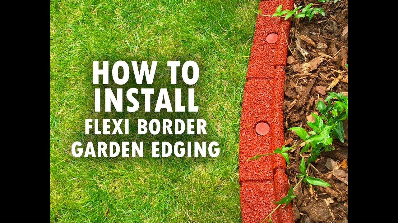 How to install Flexi Border Garden Edging - No Dig