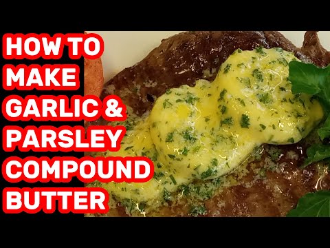 HOW TO MAKE GARLIC BUTTER |GARLIC BUTTER RECIPE|COMPOUND GARLIC BUTTER FOR STEAK |GARLIC BUTTER|LIVE