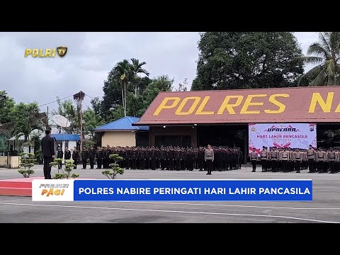 PERINGATAN HARI LAHIR PANCASILA DI POLRES NABIRE BERLANGSUNG KHIDMAT