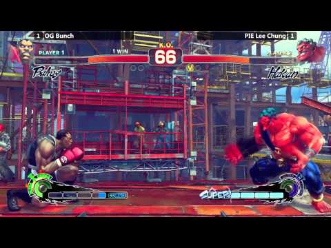 USF4 @ Last Man Standing 2 - OG Bunch (Balrog) vs PIE Lee Chung (Hakan/Guile) [720p/60fps]
