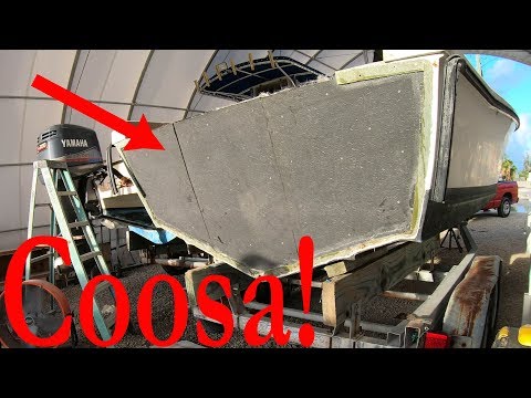 Fiberglassing A Composite Boat Transom! Start to Finish!