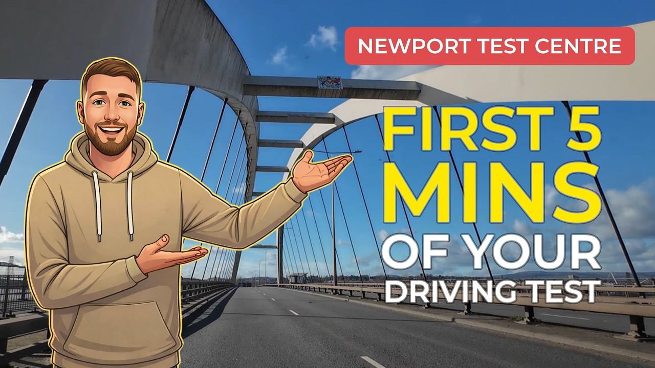 Newport Driving Test – First & Last 5 Minutes (Corporation Rd, SDR Bridge)