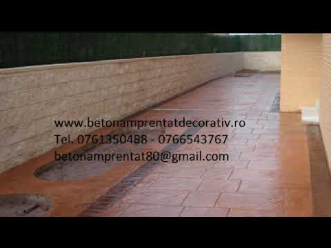 Beton Amprentat Vizejdia -Timiș Tel.0761350488 -0766543767