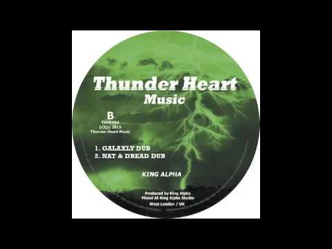 10" KING ALPHA - ALIENS ATTACK / GALAXLY DUB (THUNDER HEART MUSIC) OFFICIAL