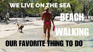 Beach walks are one of our favorite things to do