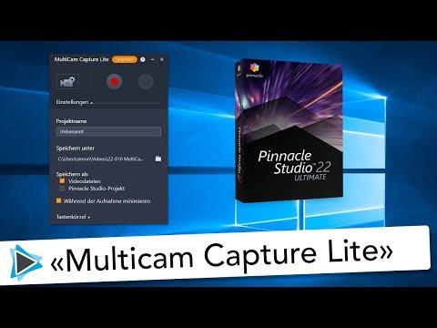 Neu Multicam Capture Lite mit Pinnacle Studio 22 Deutsch Video Tutorial