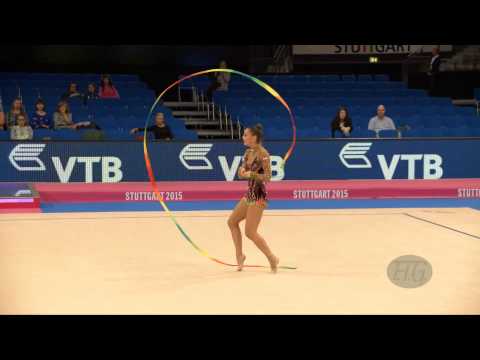 Anna CZARNIECKA (POL) 2015 Rhythmic Worlds Stuttgart - Qualifications Ribbon