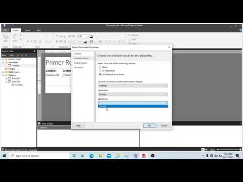 2. Report Builder And Reporting Services Parametros Multiples Valores