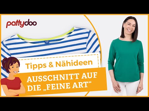 Ausschnitt auf die "feine Art" nähen 🤩 Nähanleitung für cleane Hals- & Armausschnitte ohne Bündchen