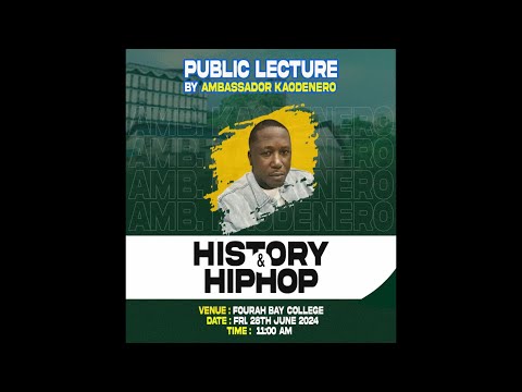 Kao Denero;History Has Been Made. full public Lecture at Fourah Bay College. Watch if you missed it!