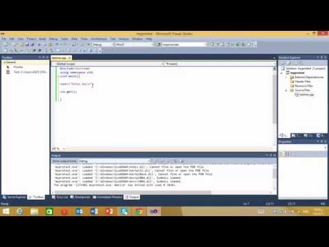 &#x202a;Run your Fist program in C++/Run C++ Code in Visual stdio 2010&#x202c;&rlm;