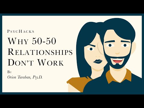 Why 50-50 relationships DON'T WORK: equal doesn't always feel fair