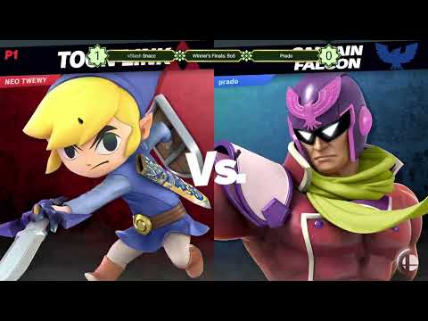 vSlash Snacc (Toon Link) vs Prado (Captain Falcon/ROB) - Colossal's Colosseum - Winner's Finals