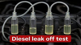 Diesel Injector leak off test