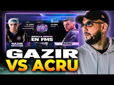 🔥 GAZIR VS ACRU 🔥 MUY DISFRUTABLE 🔥 #FMSWORLDSERIES