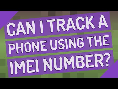Can I track a phone using the IMEI number?