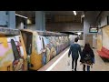 4K 60fps Bucharest Metro IVA Train 112 098 164 At Timpuri Noi Station BOMBARDIER Train