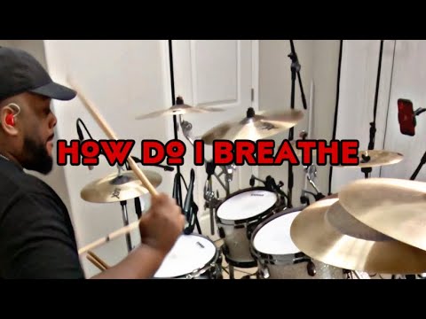 Mario- how do I breathe (drum cover) Marcus thomas