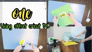 CRICUT Design Space Offset TUTORIAL          (How to make a shadow layer decal and cut it out!)