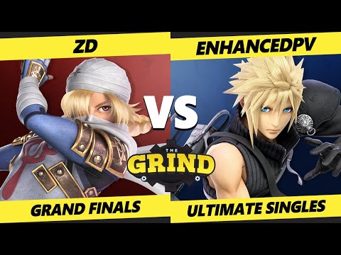 The Grind 205 GRAND FINALS - enhancedpv (Cloud) Vs. ZD [L] (Wolf, Sheik) Smash Ultimate - SSBU