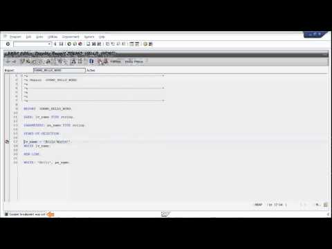 SAP ABAP Live Virtual Class | SAP ABAP4 Online Training Part 1 | Simplilearn