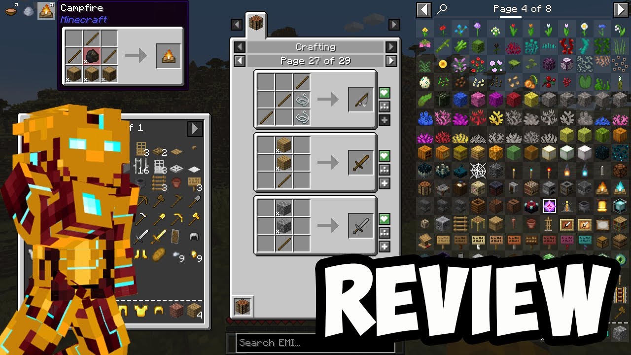 Minecraft 1.21.1 EMI MOD - how to use (Spotlight)