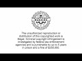 FBI Warning Screen Circle Collective 2022