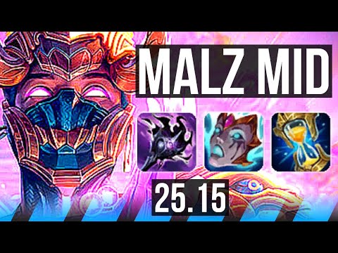 MALZAHAR vs ZOE (MID) | 6k comeback, 50k DMG | KR Challenger | 25.15