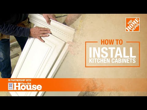 How to Install Kitchen Cabinets | The Home Depot with @thisoldhouse