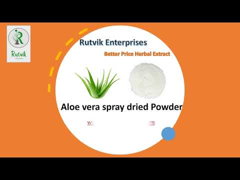 Spray Dried Aloe Vera Powder