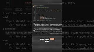 Pydantic's Clear Error Messages: Code Validation Made Easy in Python