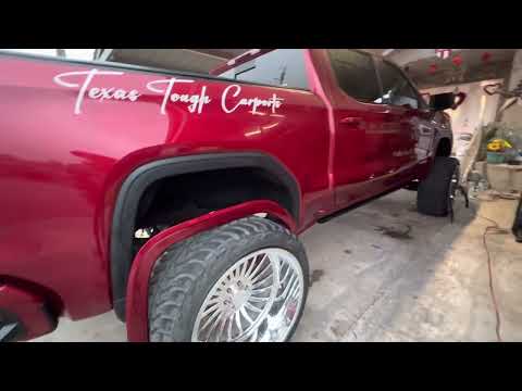 2022 GMC Sierra 1500 painted fender flares