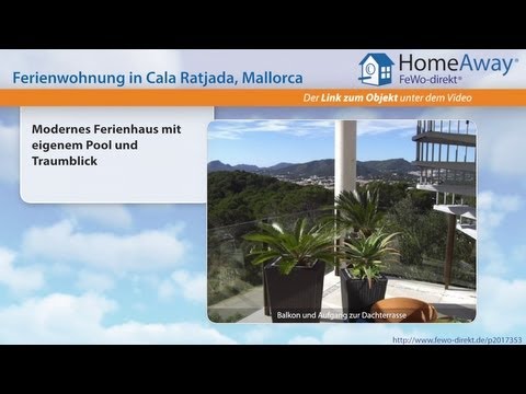 Cala Ratjada: Modernes Ferienhaus mit eigenem Pool und Traumblick - FeWo-direkt.de Video