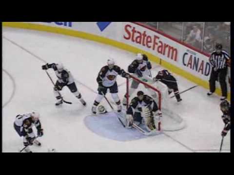 Ondrej Pavlec Maskless Save vs Senaotrs 10/31/2009