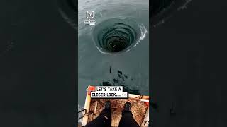 Terrifying whirlpool appears next ship 😳🚢                     🎥: Instagram / minimal_macbeth