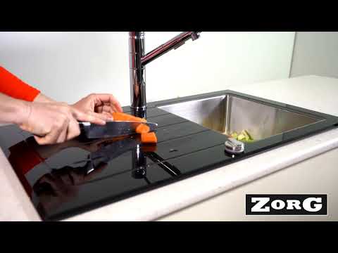 Миниатюра изображения товара Мойка кухонная ZORG GS 6750-2 (черный)