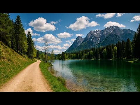 🚴‍♂️ Cycling Bavaria’s 5 Beautiful Lakes | Mittenwald Scenic Loop in 4K | No Music, Nature Sounds