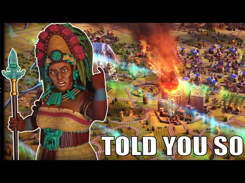 Civ 6 | TOLD YOU SO – Ursa Ryan’s Apocalypse May 22 Challenge (#1 Mayan Deity Civilization VI)