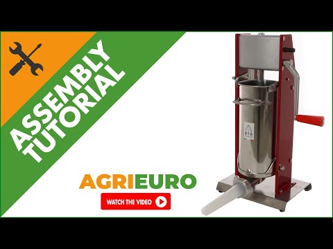 Tre Spade Mod. 5/V vertical sausage stuffer: assembly